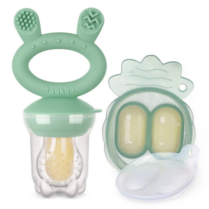 Freeze-N-Feed Silicone Feeder & Tray- Pea Green