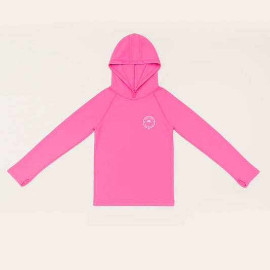 UPF 50+ Hooded Shirt- Fuchsia