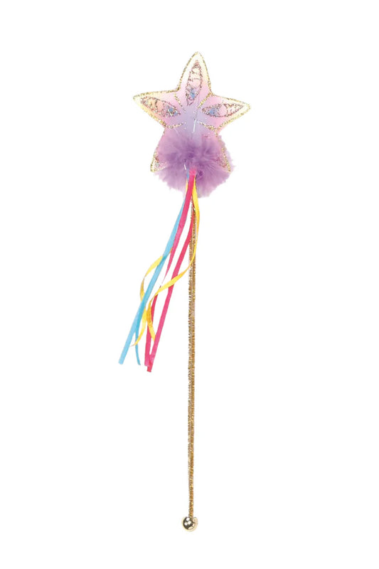 Multi-Gold Glitter Star Wand