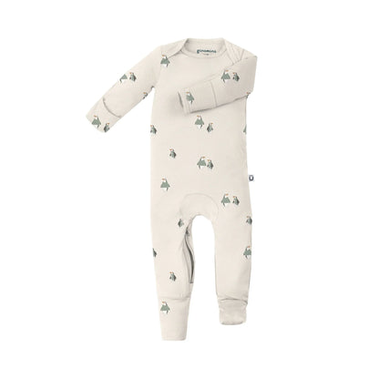 Bamboo Convertible Romper- Penguins