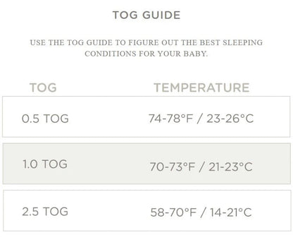 0.5TOG Bamboo Sleep Sack- Up Up & Away