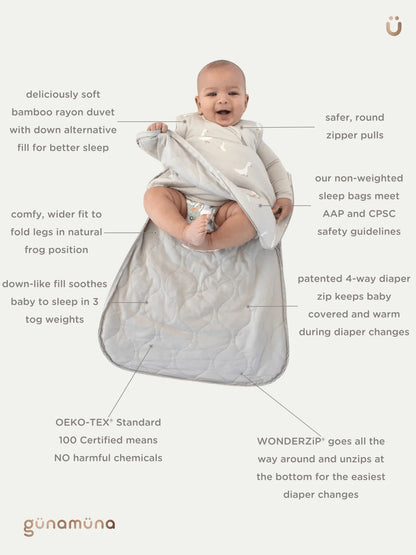 2.5TOG Bamboo Sleep Sack- Do Re Mi