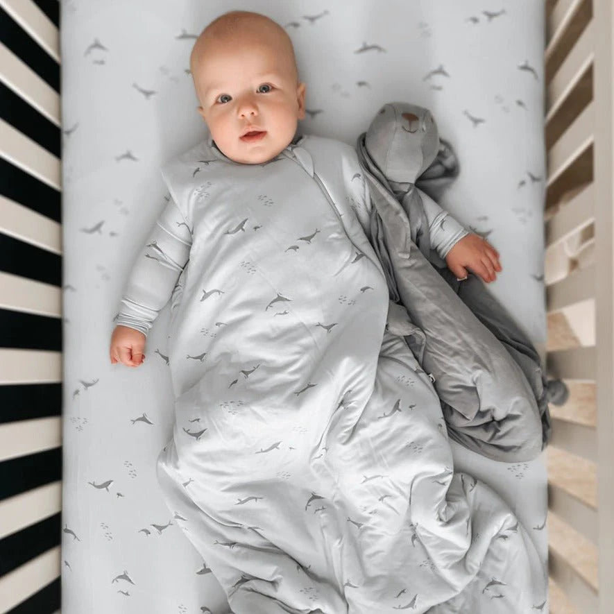 1.0TOG Bamboo Sleep Sack- Whales
