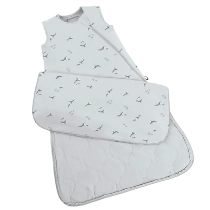 1.0TOG Bamboo Sleep Sack- Whales