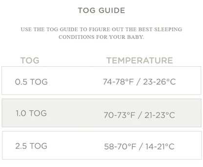 1.0TOG Bamboo Sleep Sack- Posies