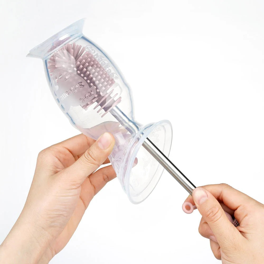 Double-Ended Silicone Cleaning Brush