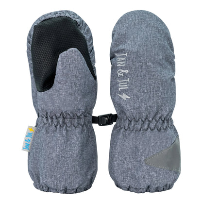 Cozy-Dry Rain Mittens- Heather Grey