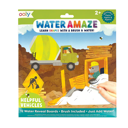 Water Amaze Water Reveal Boards- Helpful Vehicles