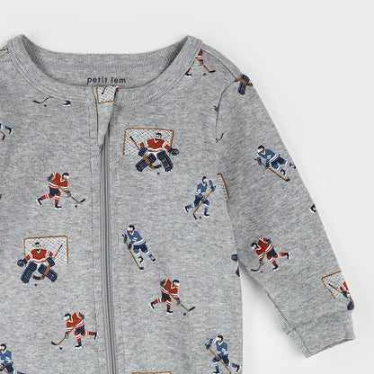 Heather Grey Hockey Players Sleeper