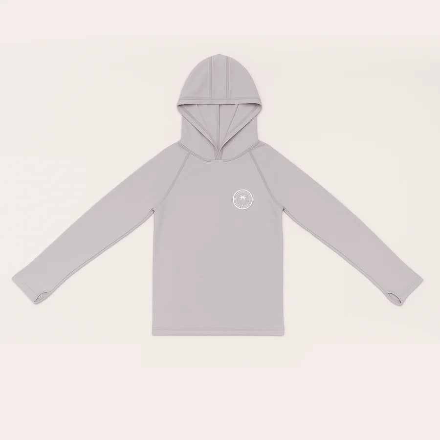 UPF 50+ Hooded Shirt- Warm Grey