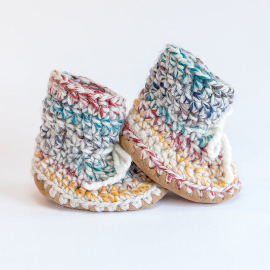 Handmade Wool Booties- Hudson