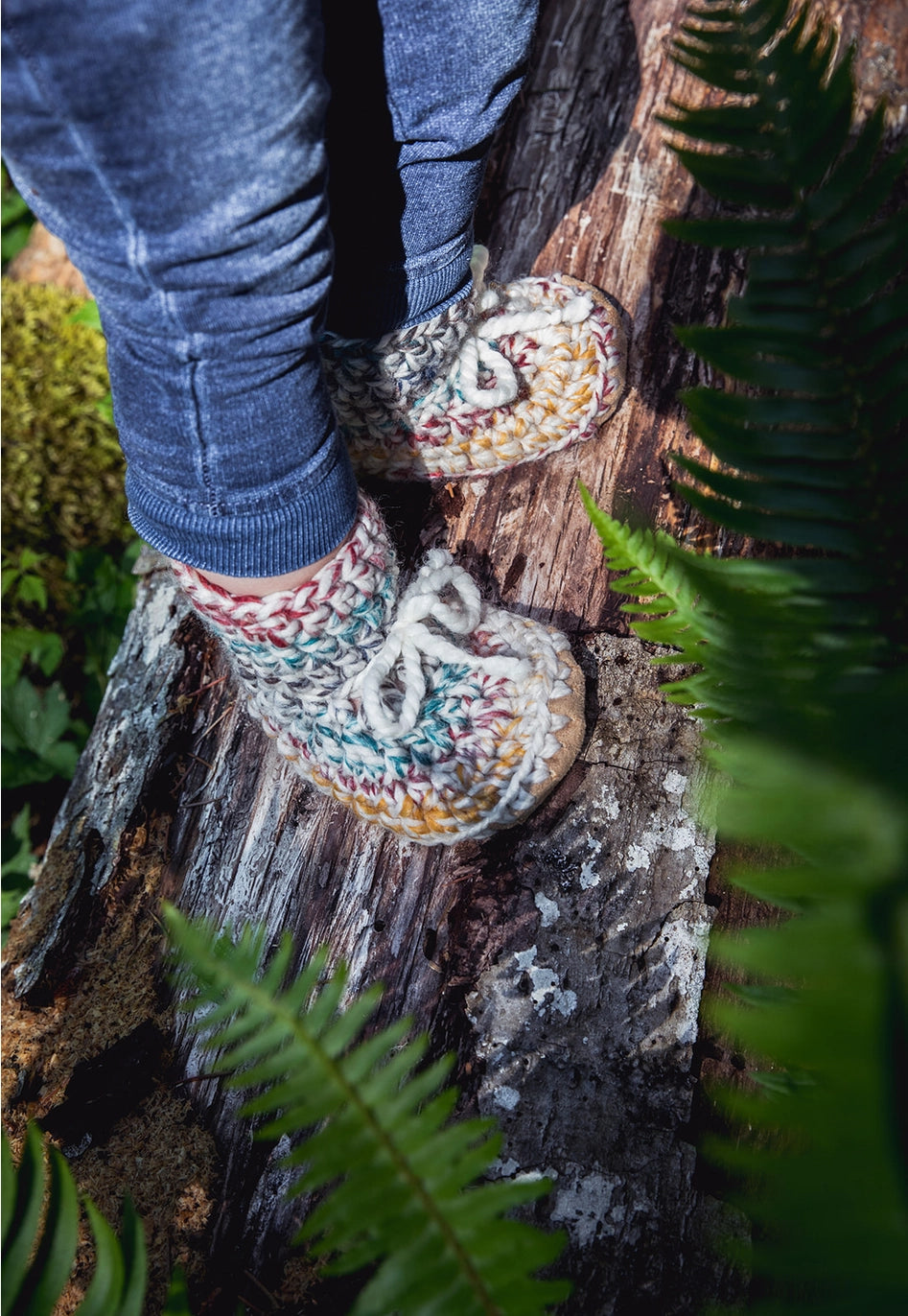 Handmade Wool Booties- Hudson