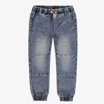 Medium Blue Wash Denim Joggers
