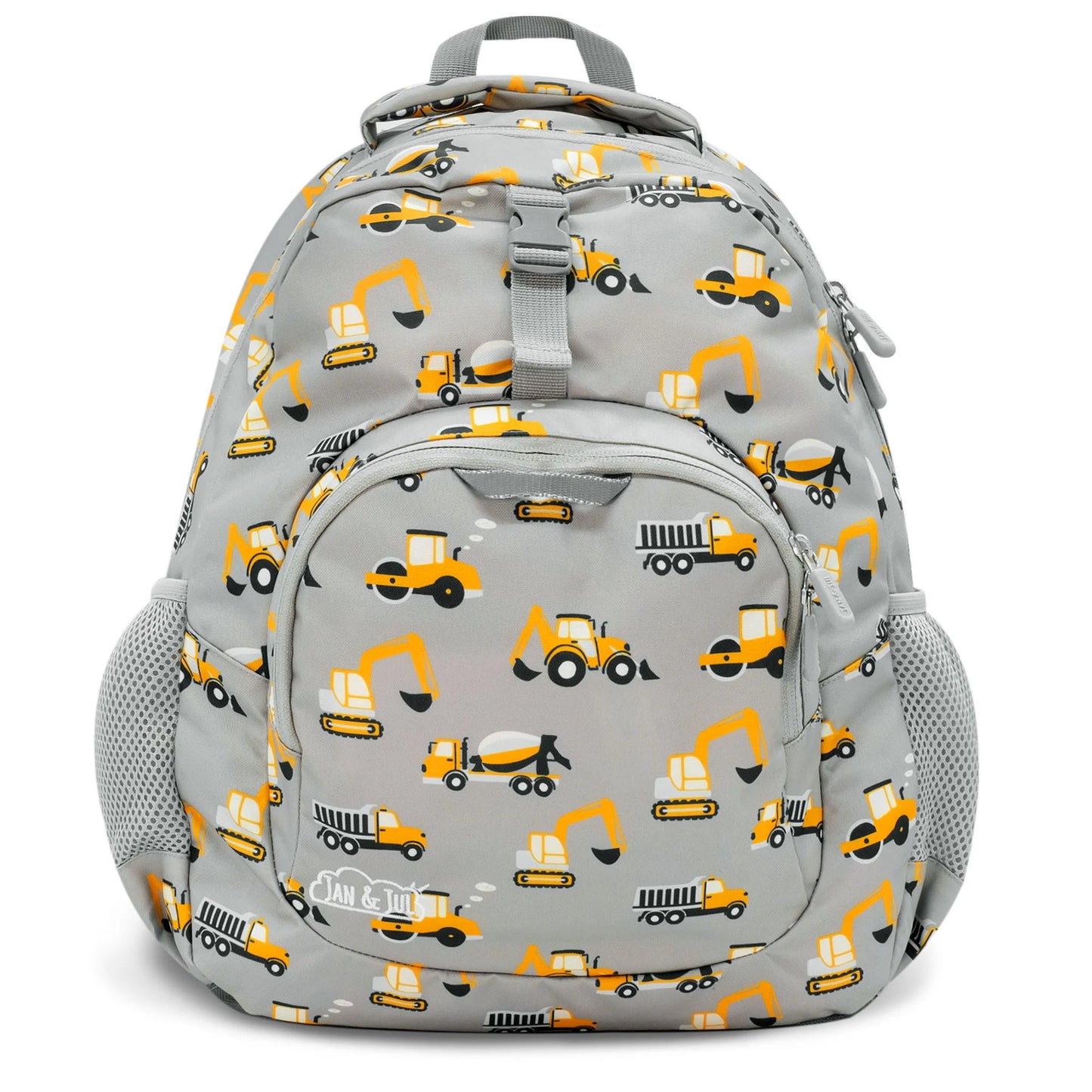 Little Xplorers Kids Backpack- Grey Construction