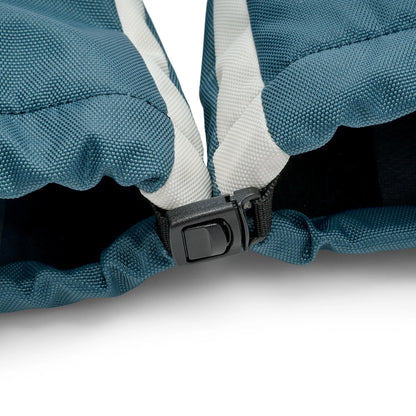 Kids Snow Mitts- Denim/Ivory