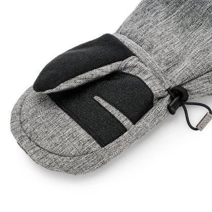 Kids Snow Mitts- Heather Grey