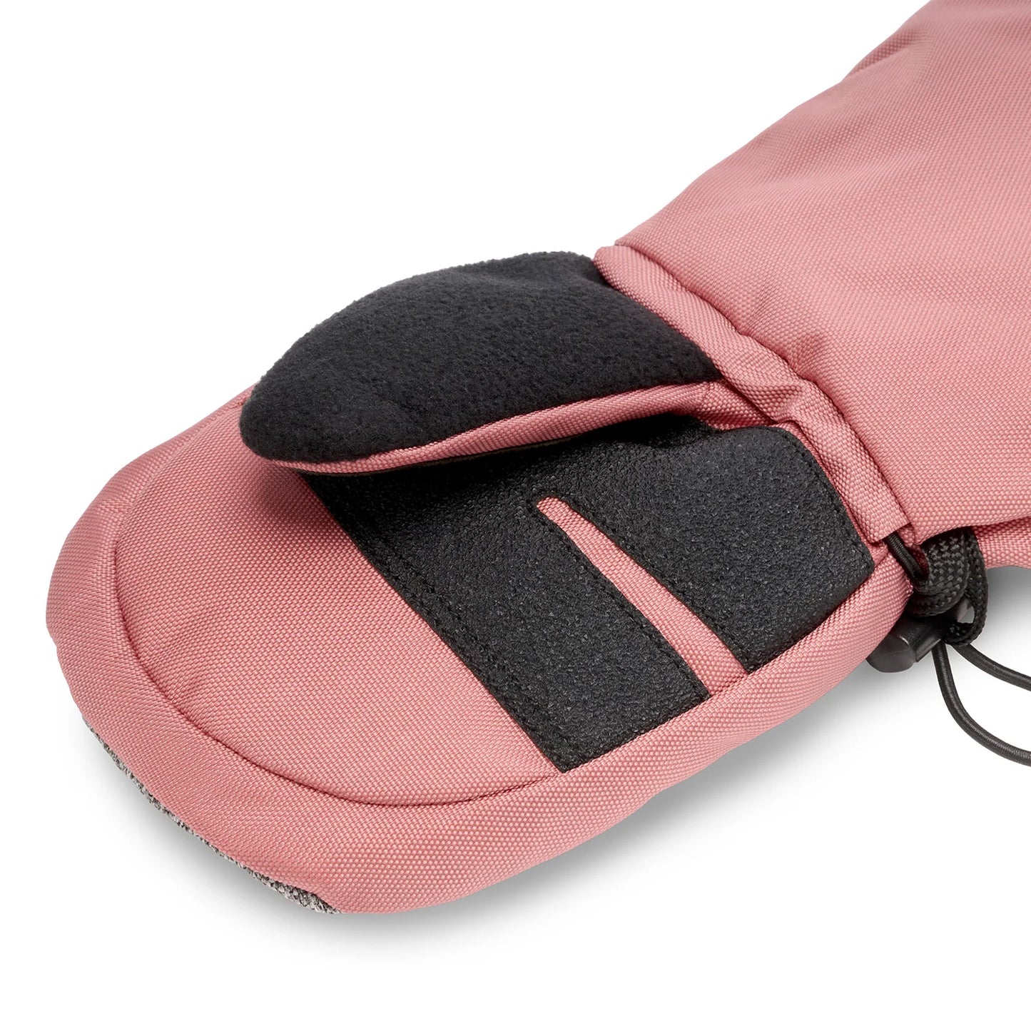 Kids Snow Mitts- Dusty Rose/Heather Grey