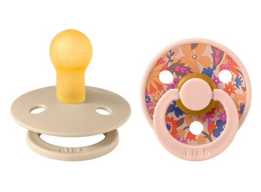 Liberty Colour Round Pacifier 2pk.- June Blossom Blush Mix