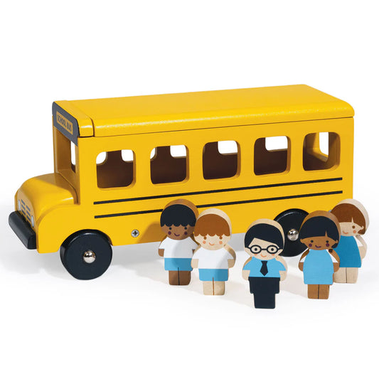 Little Friends Wooden School Bus