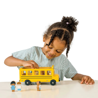 Little Friends Wooden School Bus