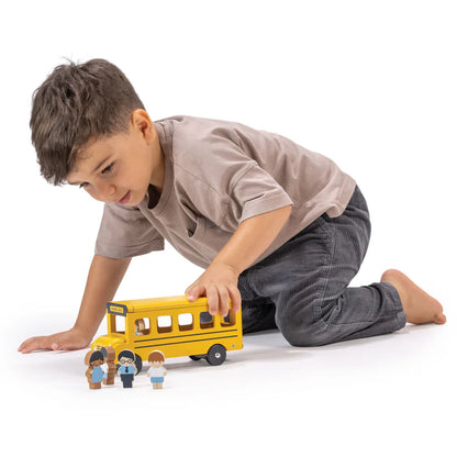 Little Friends Wooden School Bus