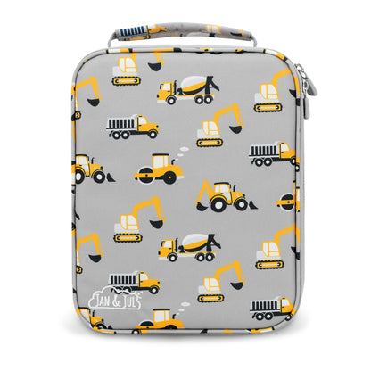 Kids Lunch Bag- Grey Construction