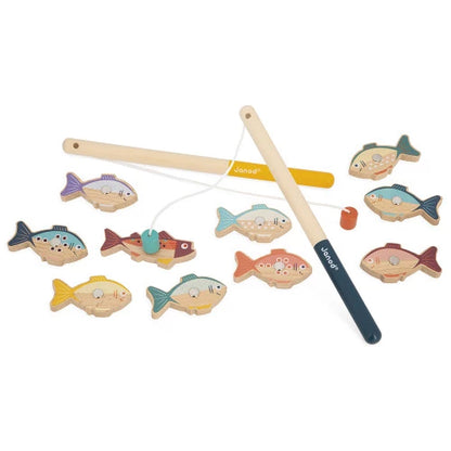 Magnetic Wooden Fishing Game