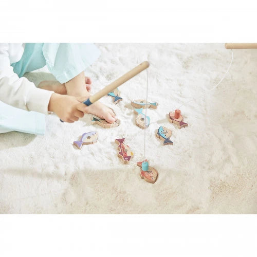 Magnetic Wooden Fishing Game