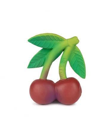 Natural Rubber Cherry Teether