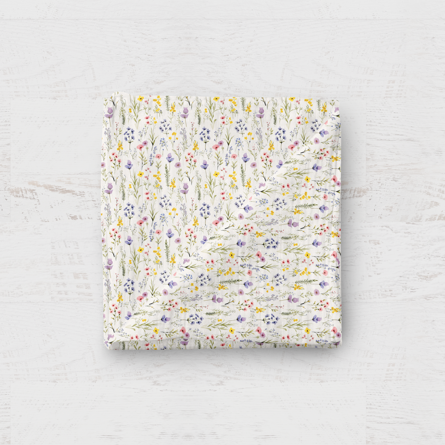 Bamboo Muslin Swaddle Blanket- Summer Field