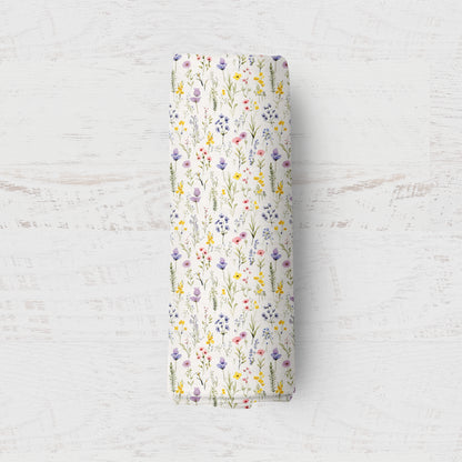 Bamboo Muslin Swaddle Blanket- Summer Field