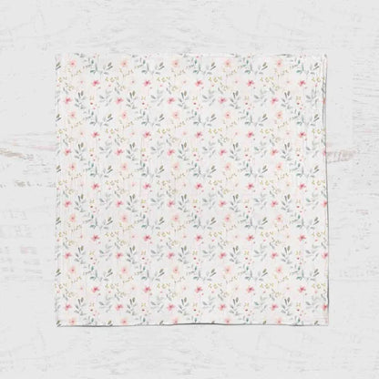 Bamboo Muslin Swaddle Blanket- Sweet Floral