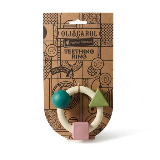 Bauhaus Pastel Teething Ring