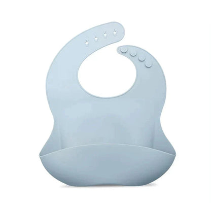 Silicone Bib- Lily Blue
