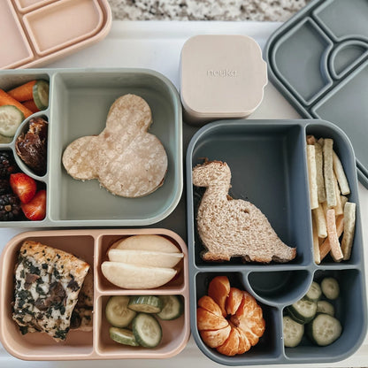 Divided Silicone Large Lunch Box- Wave