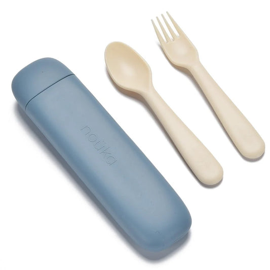 Reusable Utensil Set & Carry Case- Wave