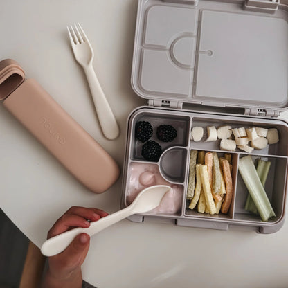 Reusable Utensil Set & Carry Case- Wave