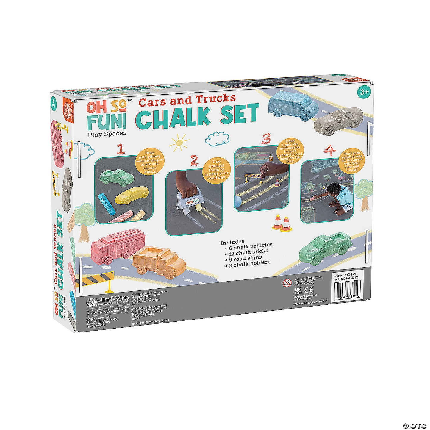 Cars and Trucks Chalk Set