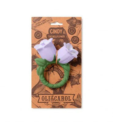 Natural Rubber Bellflower Teether