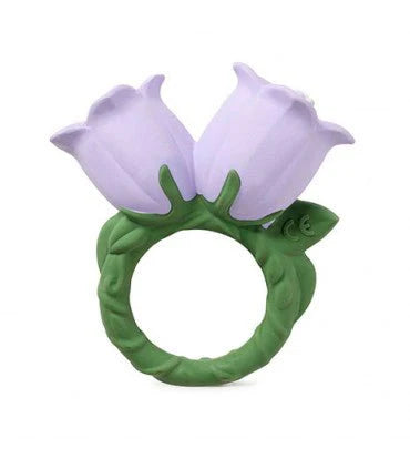 Natural Rubber Bellflower Teether