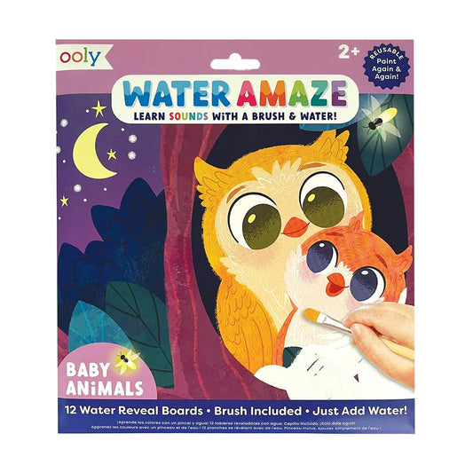 Water Amaze Water Reveal Boards- Baby Animals