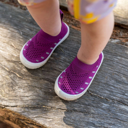 Orchid Breeze Knit Slip-On Shoes