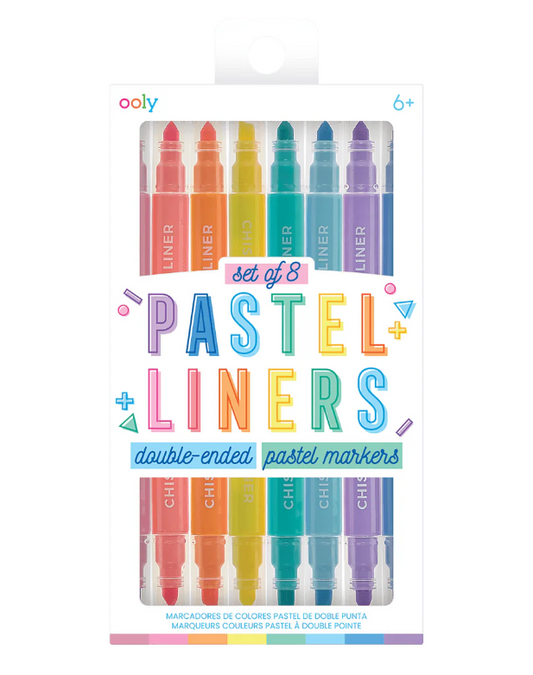 Pastel Liners Dual Tip Markers