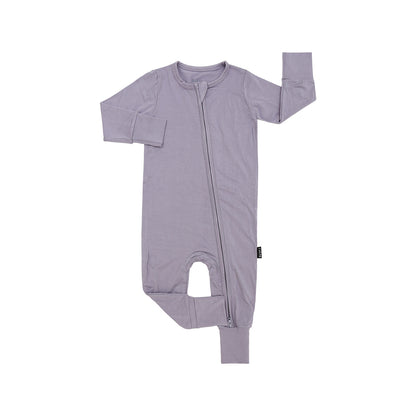 Bamboo Footless Zipper Sleeper- Periwinkle