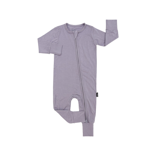 Bamboo Footless Zipper Sleeper- Periwinkle