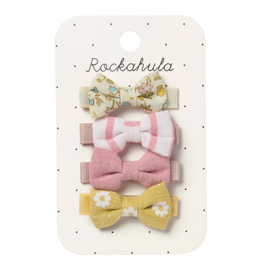 Petal Mini Bow Clips