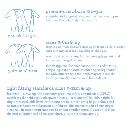 Organic Magnetic Pointelle Footie- Seagrass