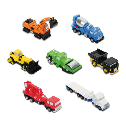 Micro Mix and Match Magnetic Construction Vehicles