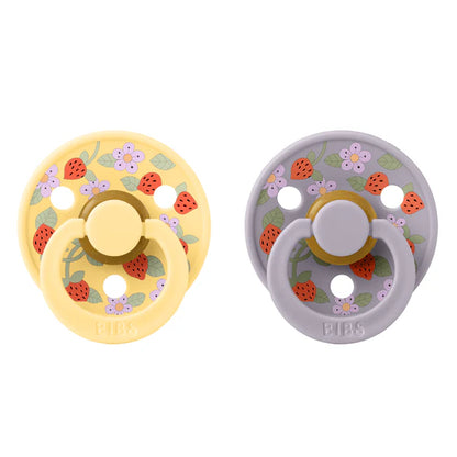 Liberty Colour Round Pacifier 2pk.- Strawberries and Cream Butter Mix