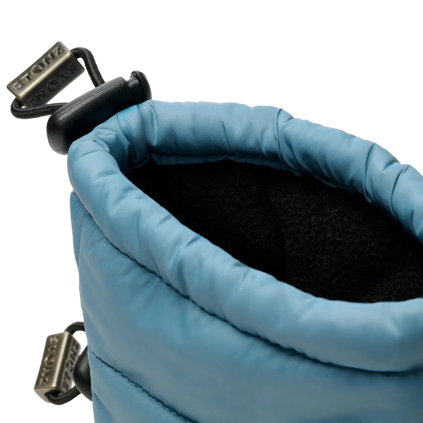 Baby Puffer Booties- Denim Blue